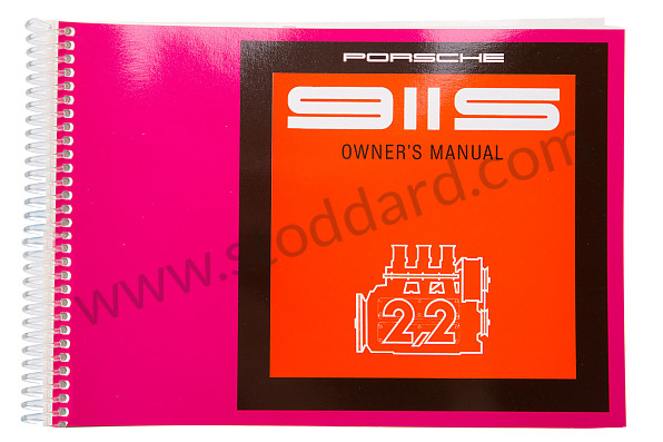 WKD462520 - Driver's Owners Manual For 1971 911s for Porsche 