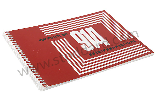 WKD462610 - USER AND TECHNICAL MANUAL FOR YOUR VEHICLE IN GERMAN 914 1971 for Porsche 
