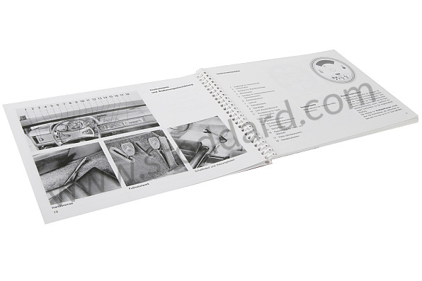 WKD462610 - USER AND TECHNICAL MANUAL FOR YOUR VEHICLE IN GERMAN 914 1971 for Porsche 