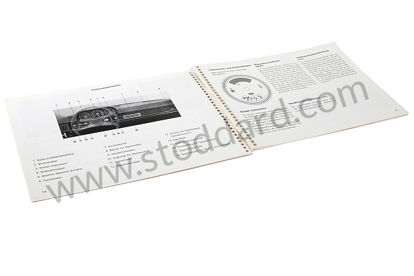 WKD462610 - USER AND TECHNICAL MANUAL FOR YOUR VEHICLE IN GERMAN 914 1971 for Porsche 