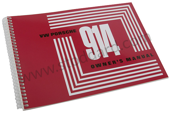 WKD462620 - USER AND TECHNICAL MANUAL FOR YOUR VEHICLE IN ENGLISH 914 1971 for Porsche 