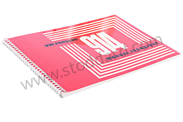 WKD462630 - USER AND TECHNICAL MANUAL FOR YOUR VEHICLE IN FRENCH 914 1971 for Porsche 