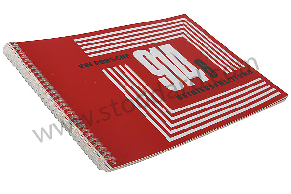 WKD462710 - USER AND TECHNICAL MANUAL FOR YOUR VEHICLE IN GERMAN 914-6 1971 for Porsche 
