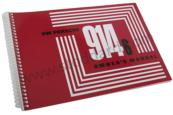 WKD462720 - USER AND TECHNICAL MANUAL FOR YOUR VEHICLE IN ENGLISH 914-6 1971 for Porsche 