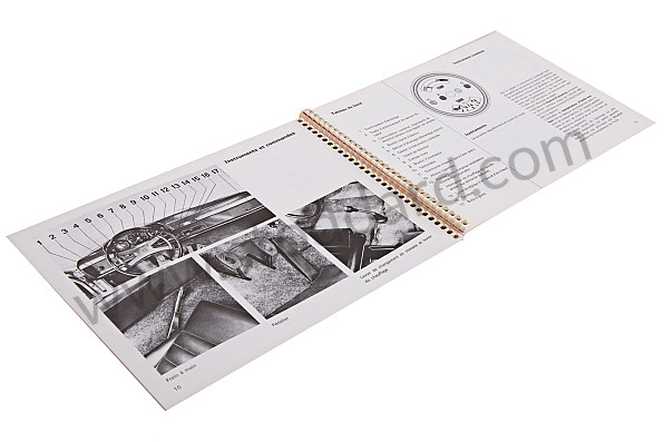WKD462730 - USER AND TECHNICAL MANUAL FOR YOUR VEHICLE IN FRENCH 914-6 1971 for Porsche 