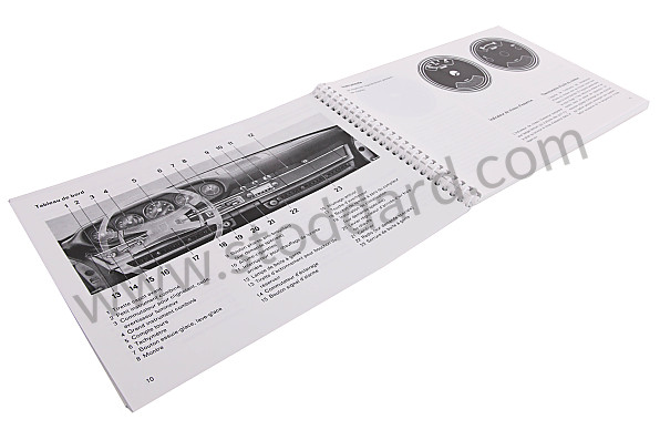 WKD462930 - USER AND TECHNICAL MANUAL FOR YOUR VEHICLE IN FRENCH 911 E 1972 for Porsche 