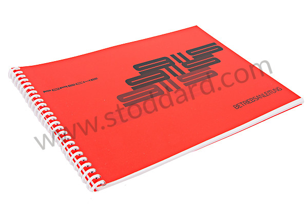 WKD463010 - USER AND TECHNICAL MANUAL FOR YOUR VEHICLE IN GERMAN 911S 1972 for Porsche 