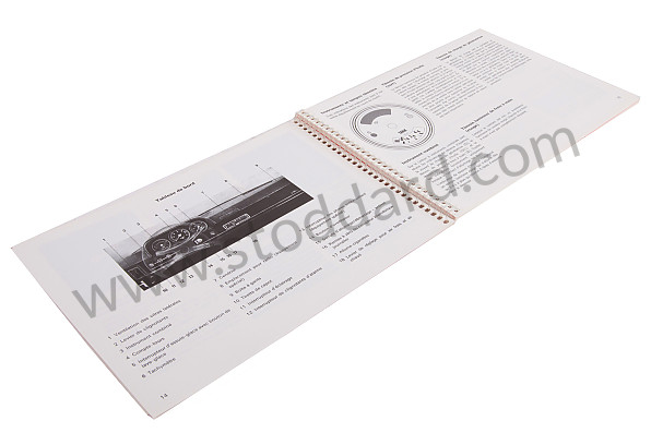 WKD463130 - USER AND TECHNICAL MANUAL FOR YOUR VEHICLE IN FRENCH 914 1972 for Porsche 