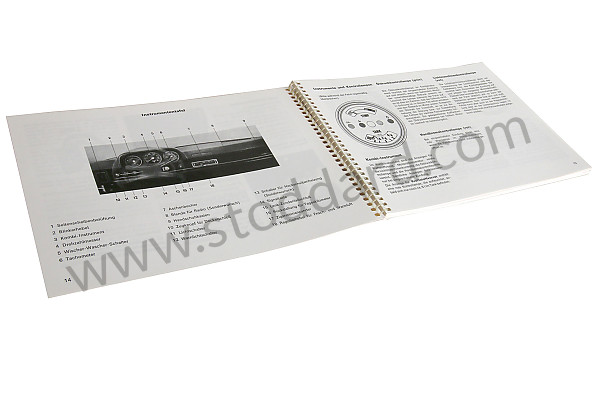 WKD463210 - USER AND TECHNICAL MANUAL FOR YOUR VEHICLE IN GERMAN 914-6 1972 for Porsche 