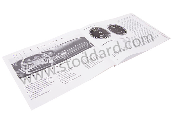 WKD464410 - USER AND TECHNICAL MANUAL FOR YOUR VEHICLE IN GERMAN 911 T/E/S - 73 for Porsche 
