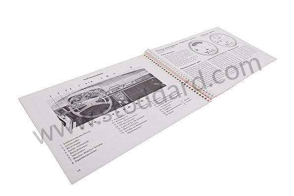 WKD464510 - USER AND TECHNICAL MANUAL FOR YOUR VEHICLE IN GERMAN 914 1973 for Porsche 