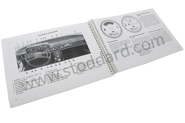 WKD464520 - USER AND TECHNICAL MANUAL FOR YOUR VEHICLE IN ENGLISH 914 1973 for Porsche 