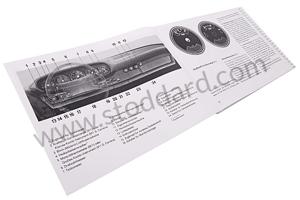 WKD465110 - USER AND TECHNICAL MANUAL FOR YOUR VEHICLE IN GERMAN 911 /74 911 CARRERA for Porsche 