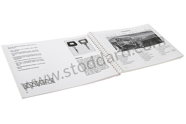 WKD466010 - USER AND TECHNICAL MANUAL FOR YOUR VEHICLE IN GERMAN 914 1975 for Porsche 