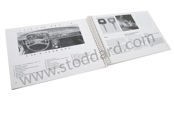 WKD466020 - USER AND TECHNICAL MANUAL FOR YOUR VEHICLE IN ENGLISH 914 1975 for Porsche 