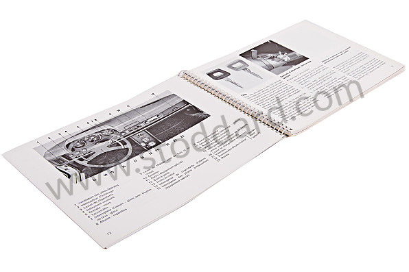 WKD466030 - USER AND TECHNICAL MANUAL FOR YOUR VEHICLE IN FRENCH 914 1975 for Porsche 