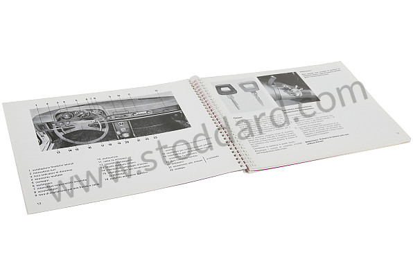 WKD466040 - USER AND TECHNICAL MANUAL FOR YOUR VEHICLE IN ITALIAN 914 1975 for Porsche 