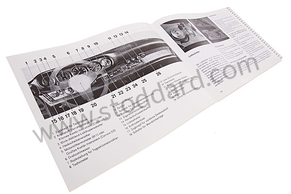 WKD466810 - USER AND TECHNICAL MANUAL FOR YOUR VEHICLE IN GERMAN 911 /76 CARRERA 3,0 for Porsche 