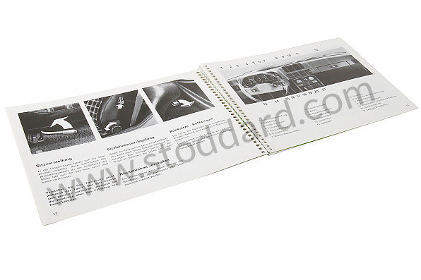 WKD467110 - USER AND TECHNICAL MANUAL FOR YOUR VEHICLE IN GERMAN 924 1976 for Porsche 