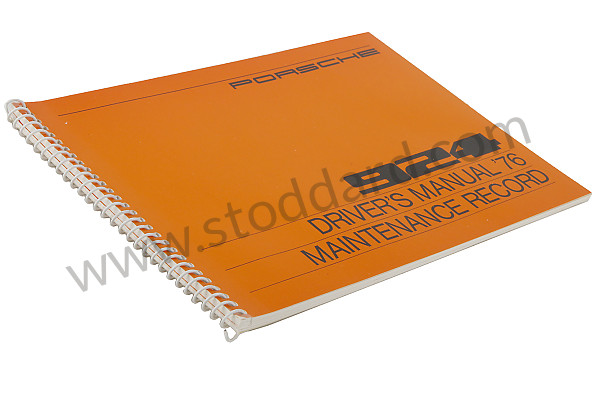 WKD467120 - USER AND TECHNICAL MANUAL FOR YOUR VEHICLE IN ENGLISH 924 1976 for Porsche 
