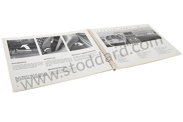WKD467120 - USER AND TECHNICAL MANUAL FOR YOUR VEHICLE IN ENGLISH 924 1976 for Porsche 