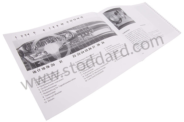 WKD467210 - USER AND TECHNICAL MANUAL FOR YOUR VEHICLE IN GERMAN 911 /77 CARRERA 3,0 for Porsche 