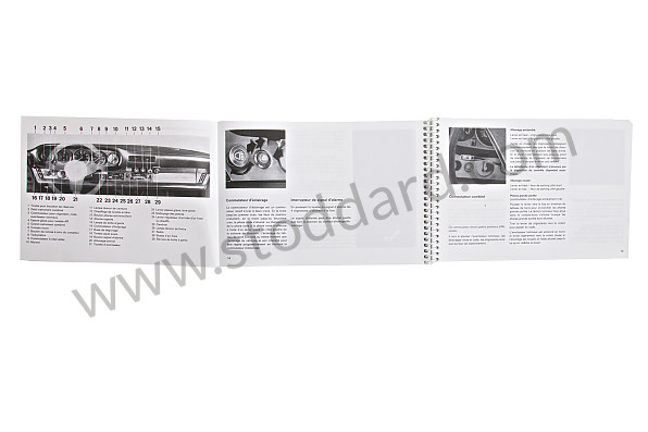 WKD467230 - USER AND TECHNICAL MANUAL FOR YOUR VEHICLE IN FRENCH 911 /77 CARRERA 3,0 for Porsche 