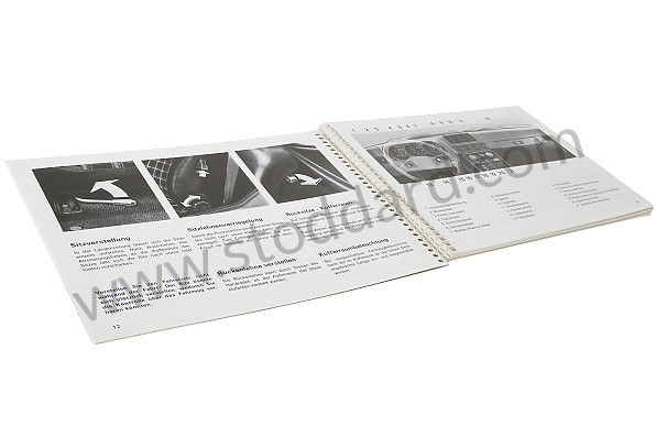 WKD467310 - USER AND TECHNICAL MANUAL FOR YOUR VEHICLE IN GERMAN 924 1977 for Porsche 