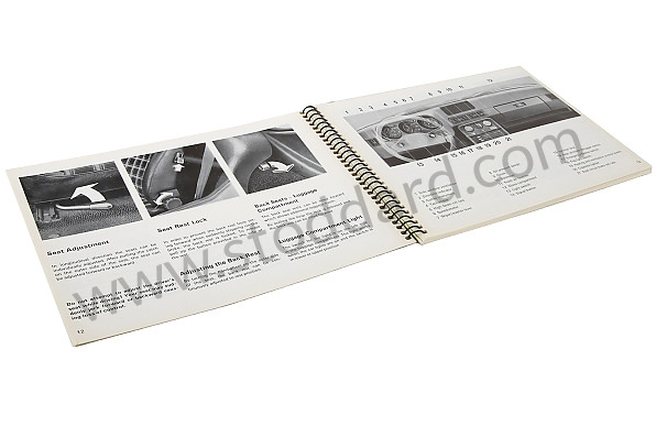 WKD467320 - USER AND TECHNICAL MANUAL FOR YOUR VEHICLE IN ENGLISH 924 1977 for Porsche 