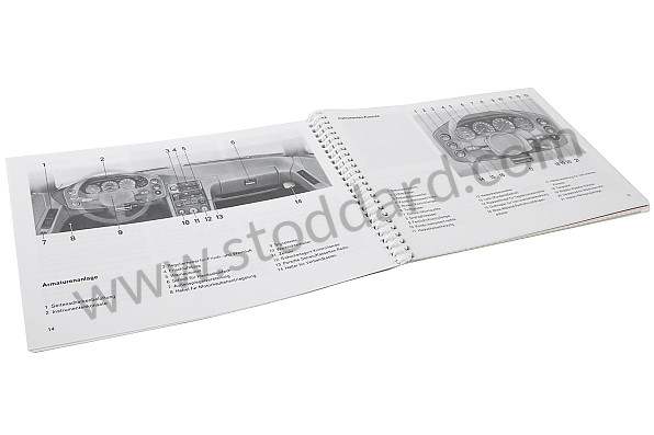 WKD467610 - USER AND TECHNICAL MANUAL FOR YOUR VEHICLE IN GERMAN 928 1978 for Porsche 