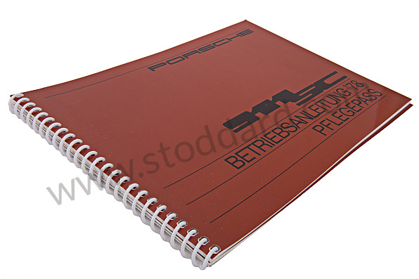 WKD467710 - USER AND TECHNICAL MANUAL FOR YOUR VEHICLE IN GERMAN 911 SC 1978 for Porsche 