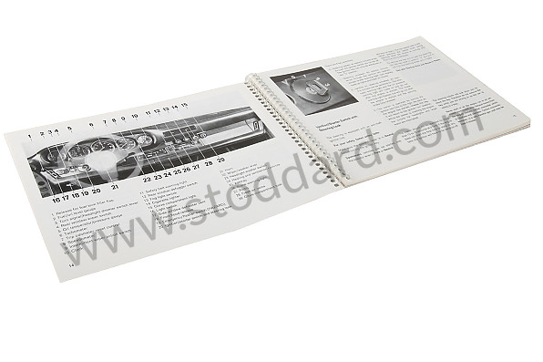 WKD467720 - USER AND TECHNICAL MANUAL FOR YOUR VEHICLE IN ENGLISH 911 SC 1978 for Porsche 