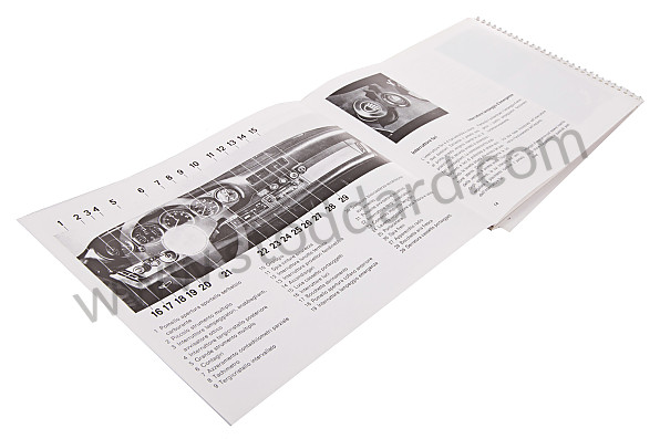 WKD467740 - USER AND TECHNICAL MANUAL FOR YOUR VEHICLE IN ITALIAN 911 SC 1978 for Porsche 