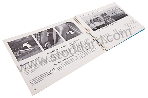 WKD468240 - USER AND TECHNICAL MANUAL FOR YOUR VEHICLE IN ITALIAN 924 TURBO 1979 for Porsche 