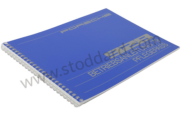 WKD468310 - USER AND TECHNICAL MANUAL FOR YOUR VEHICLE IN GERMAN 928 1979 for Porsche 