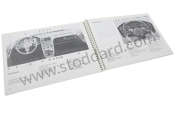 WKD468320 - USER AND TECHNICAL MANUAL FOR YOUR VEHICLE IN ENGLISH 928 1979 for Porsche 