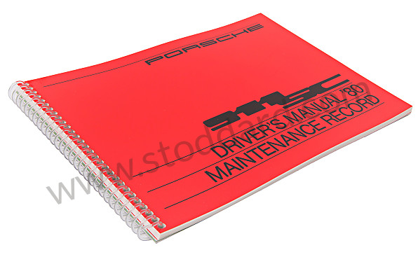 WKD468620 - USER AND TECHNICAL MANUAL FOR YOUR VEHICLE IN ENGLISH 911 SC 1980 for Porsche 