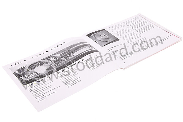 WKD468630 - USER AND TECHNICAL MANUAL FOR YOUR VEHICLE IN FRENCH 911 SC 1980 for Porsche 