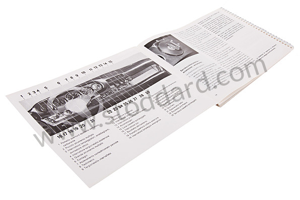 WKD468640 - USER AND TECHNICAL MANUAL FOR YOUR VEHICLE IN ITALIAN 911 SC 1980 for Porsche 