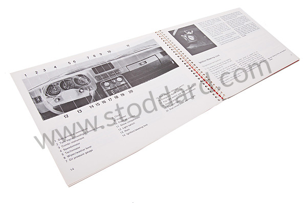 WKD468720 - USER AND TECHNICAL MANUAL FOR YOUR VEHICLE IN ENGLISH 924 TURBO 1980 for Porsche 