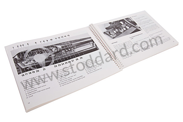 WKD468820 - USER AND TECHNICAL MANUAL FOR YOUR VEHICLE IN ENGLISH 911 TURBO  1980 for Porsche 