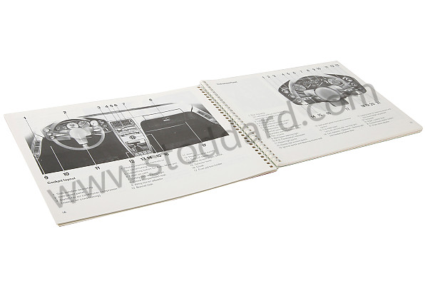 WKD468920 - USER AND TECHNICAL MANUAL FOR YOUR VEHICLE IN ENGLISH 928 1980 for Porsche 