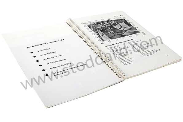 WKD469110 - USER AND TECHNICAL MANUAL FOR YOUR VEHICLE IN GERMAN 356 B T5 for Porsche 