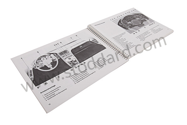 WKD469310 - USER AND TECHNICAL MANUAL FOR YOUR VEHICLE IN GERMAN 928 S 1980 for Porsche 