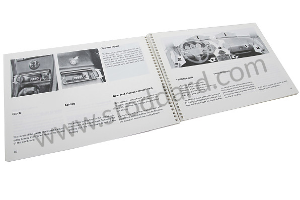 WKD469320 - USER AND TECHNICAL MANUAL FOR YOUR VEHICLE IN ENGLISH 928 S 1980 for Porsche 