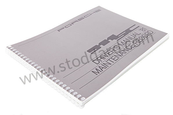 WKD469720 - USER AND TECHNICAL MANUAL FOR YOUR VEHICLE IN ENGLISH 911 SC 1981 for Porsche 