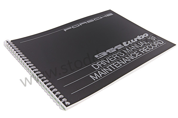 WKD469820 - USER AND TECHNICAL MANUAL FOR YOUR VEHICLE IN ENGLISH 911 TURBO  1981 for Porsche 