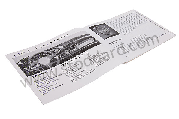 WKD469820 - USER AND TECHNICAL MANUAL FOR YOUR VEHICLE IN ENGLISH 911 TURBO  1981 for Porsche 