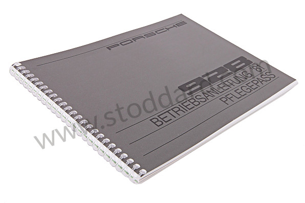 WKD469910 - USER AND TECHNICAL MANUAL FOR YOUR VEHICLE IN GERMAN 928 1981 for Porsche 