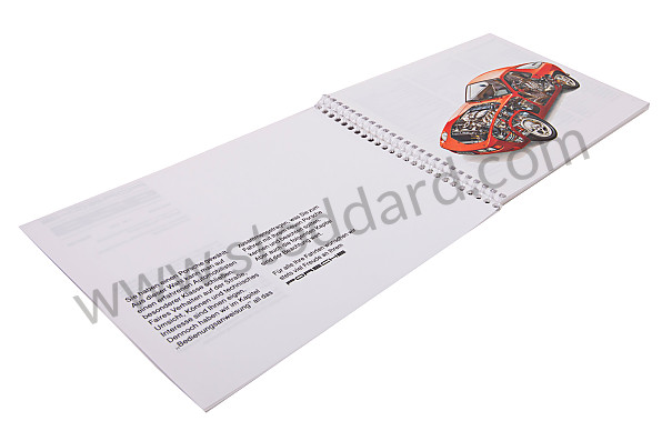 WKD469910 - USER AND TECHNICAL MANUAL FOR YOUR VEHICLE IN GERMAN 928 1981 for Porsche 